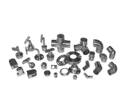 стеклодержатель для трубы 38 (8мм) квадратный AISI 304 45х45х25 зеркало арт.1233204