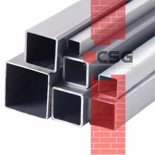 Трубы квадратные оцинкованные 20х1, длина 6 м