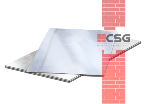 Лист оцинкованный 0.9х1250х2500 Zn140 Н пром_пас