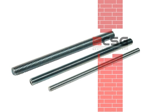 Шпилька резьбовая M10x2000 DIN 975 без покрытия  (20шт.) РМЗ