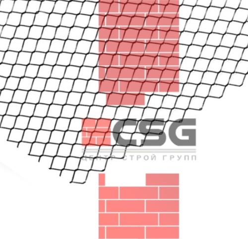 Сетка стальная плетеная 20х1.4 оцинкованный, длина 1,5 м, толщина 1.40