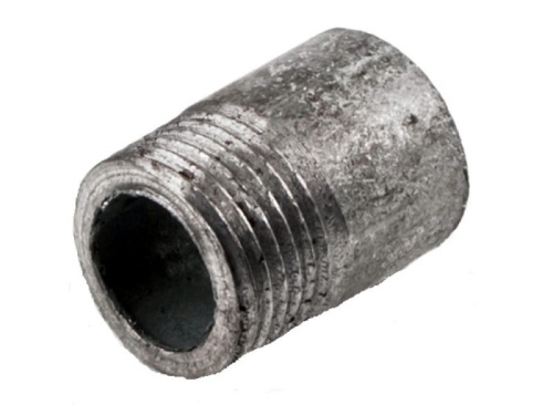 Резьба стальная оцинк Ду65 L=60мм из труб по ГОСТ 3262-75 арт.1211763